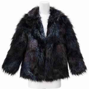 RACHEL Rachel Roy Multicolor Faux Fur Teddy Jacket